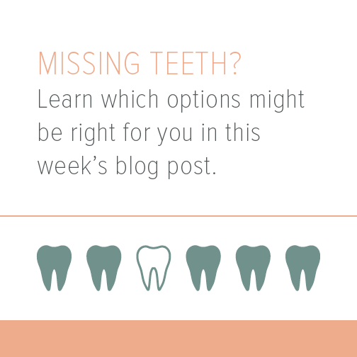 Learn about dental implant options for missing teeth